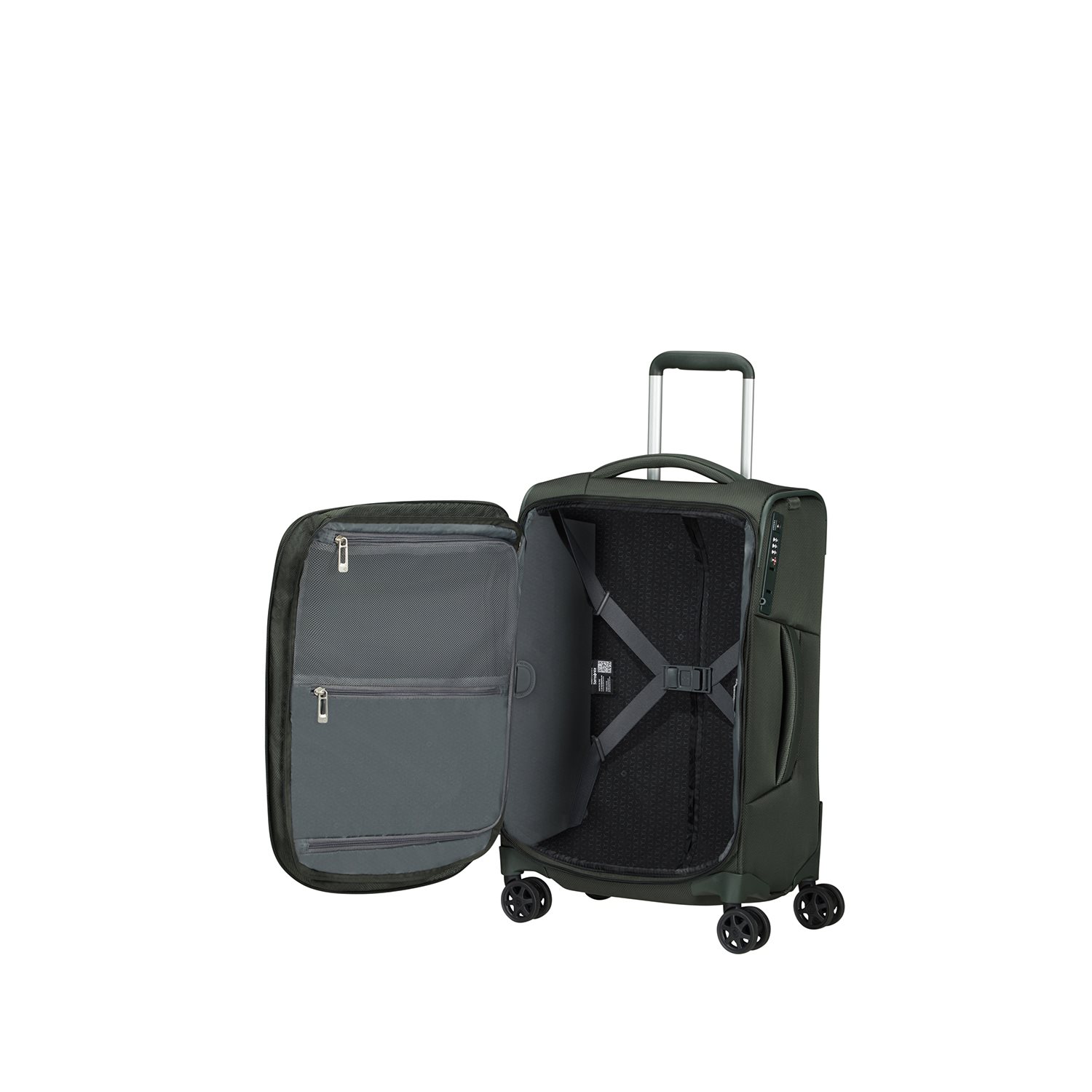 Samsonite Respark Spinner 55/35 Expandable forest green