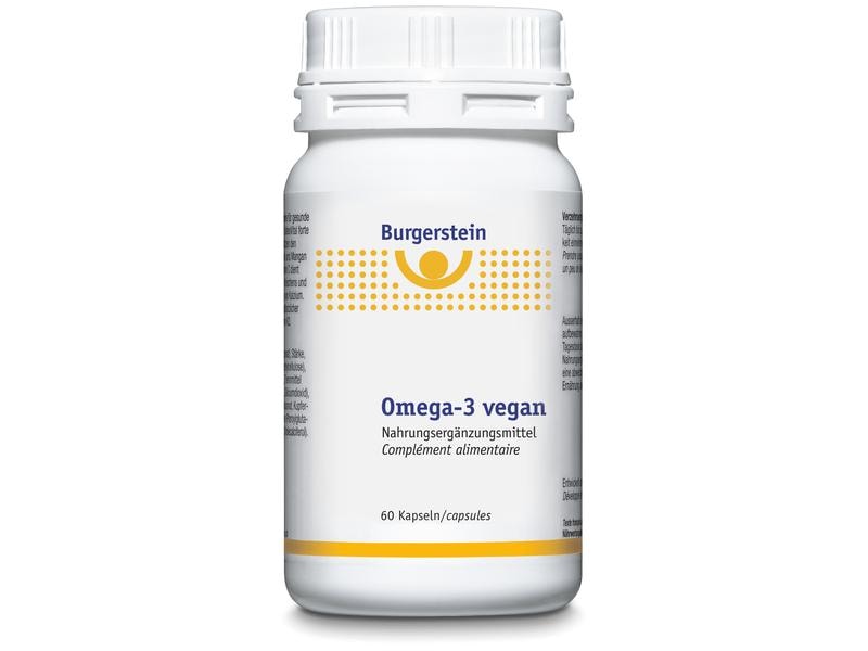 Burgerstein Omega-3 vegan 60 Kapseln Veganes Nahrungsergänzungsmittel