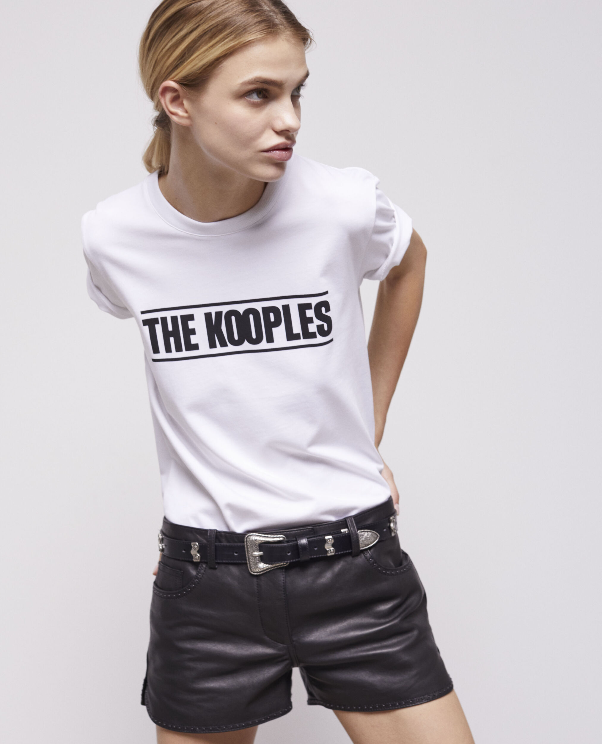 T-shirt logo The Kooples blanc