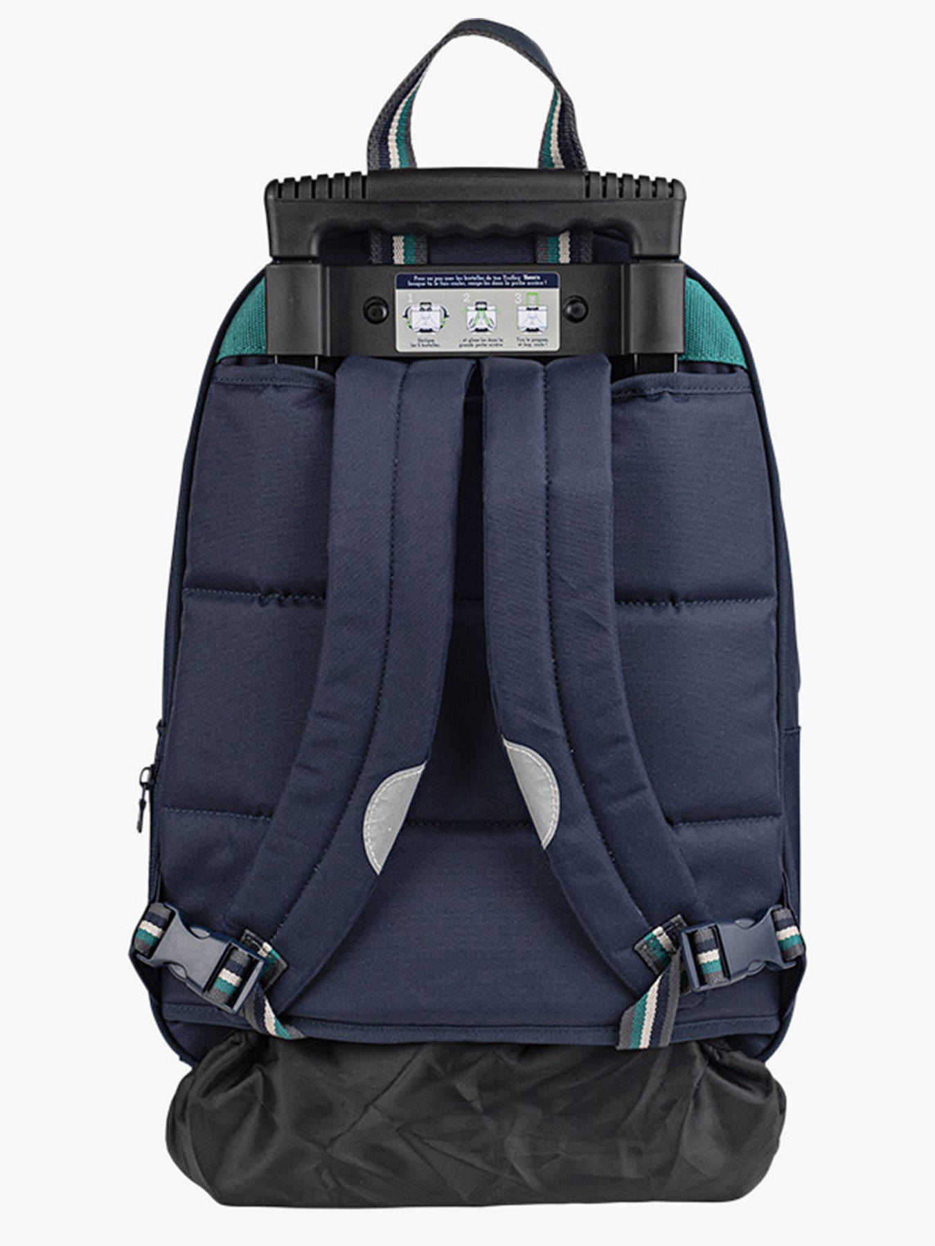 Sac a dos  roulettes 2 compartiments TANN'S