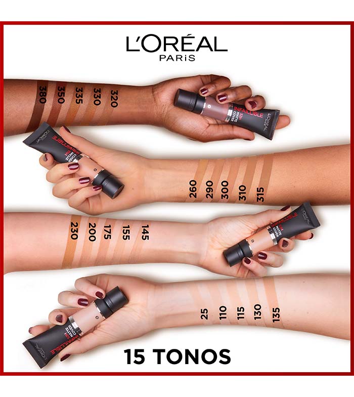 Loreal Paris - Infallible 32H Matte Cover Foundation - 315: Tom neutro