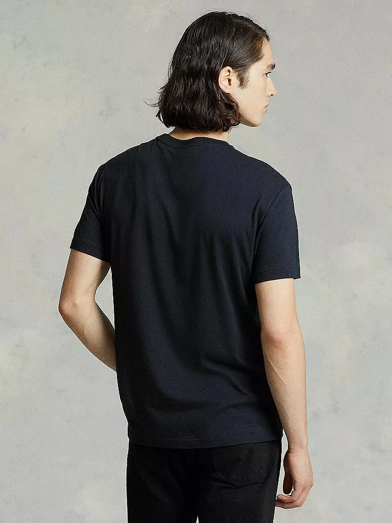 POLO RALPH LAUREN T-Shirt Custom-Slim-Fit schwarz