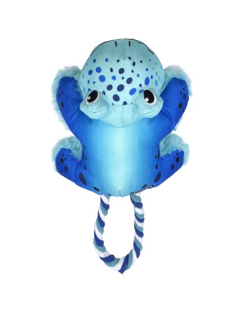 Kong Cozie Tuggz Frog - Hondenspeelgoed - Sm\/M