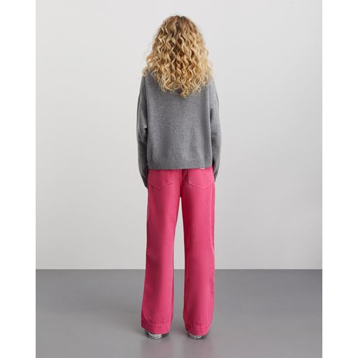 Mads Nørgaard Recy Soft Knit Tilona Striktrøje, Light Grey Melange, M