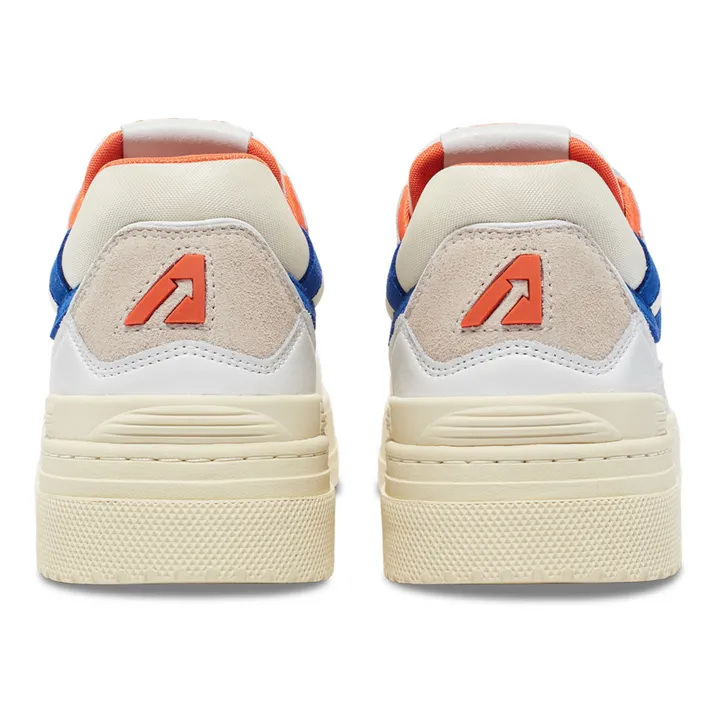Autry Baskets CLC Low Cuir Bicolore | Orange