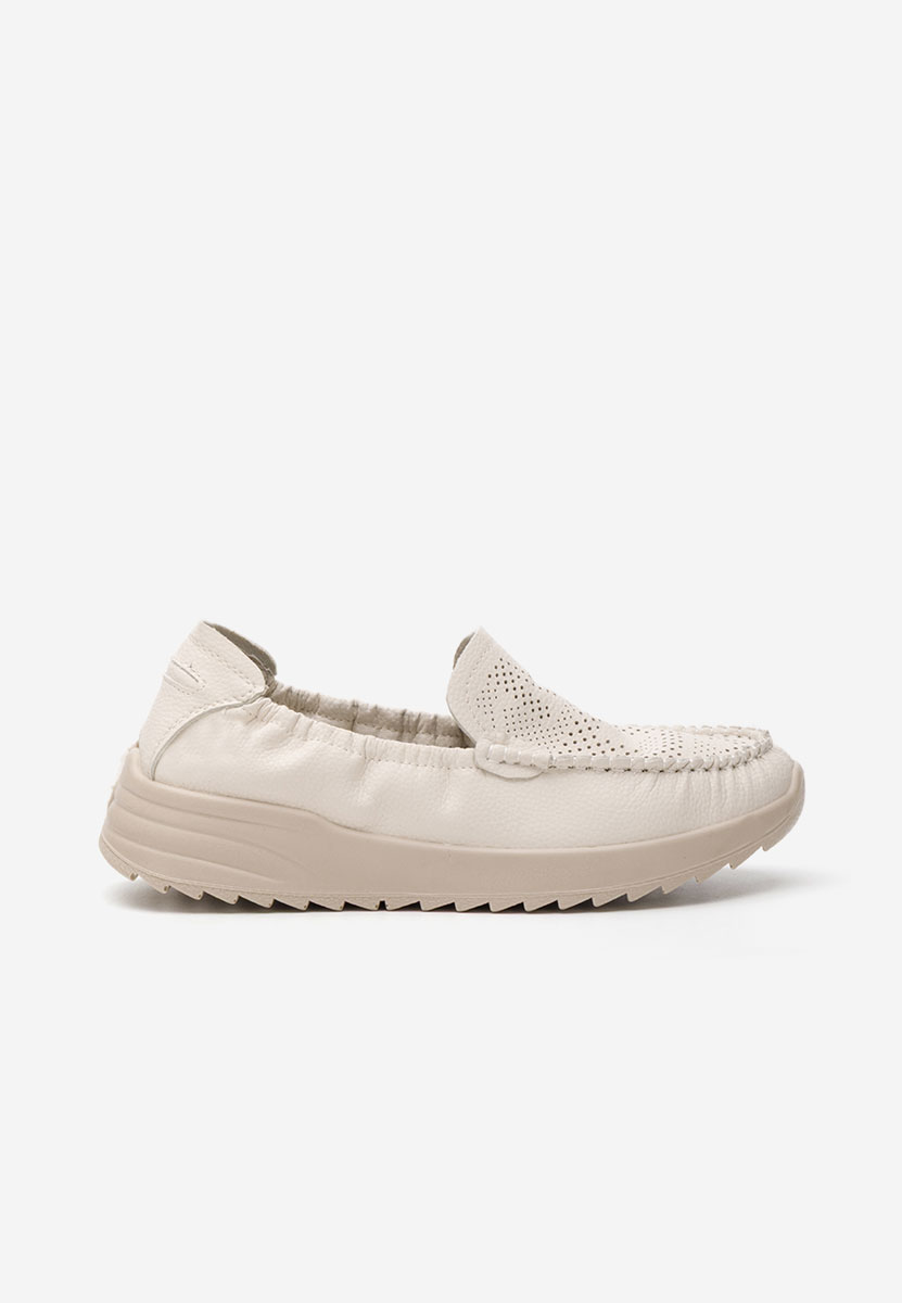 Mocassins femme beige Suzy