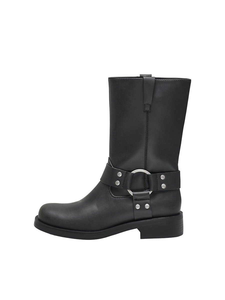 SOMENTE CALÇADOS<br>Botas de cano curto estilo Biker Bax