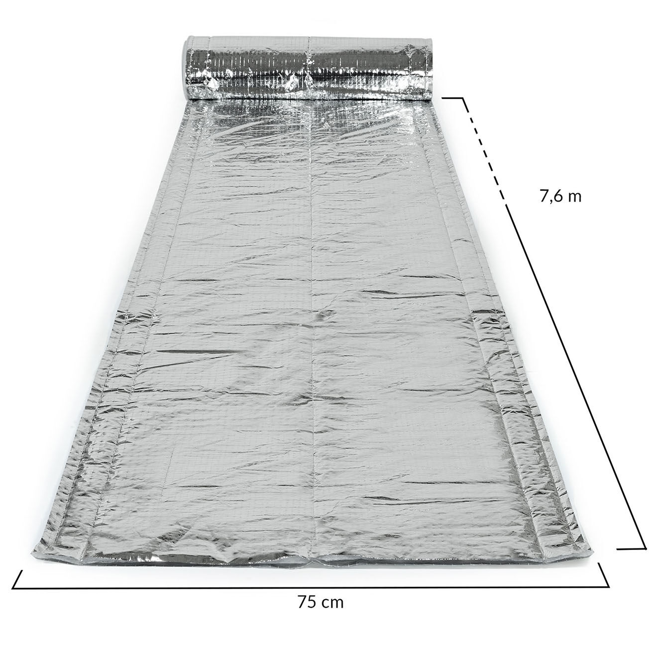 Idomya Kit isolation porte de garage gris - 7.6x0.75 m