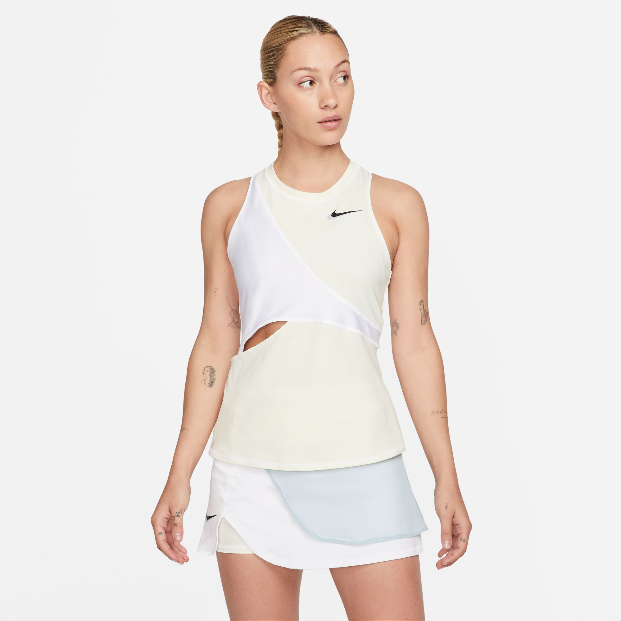 Nike Court Dri-Fit Slam NT PS Débardeur Tank Top Femmes - Crème , Blanc