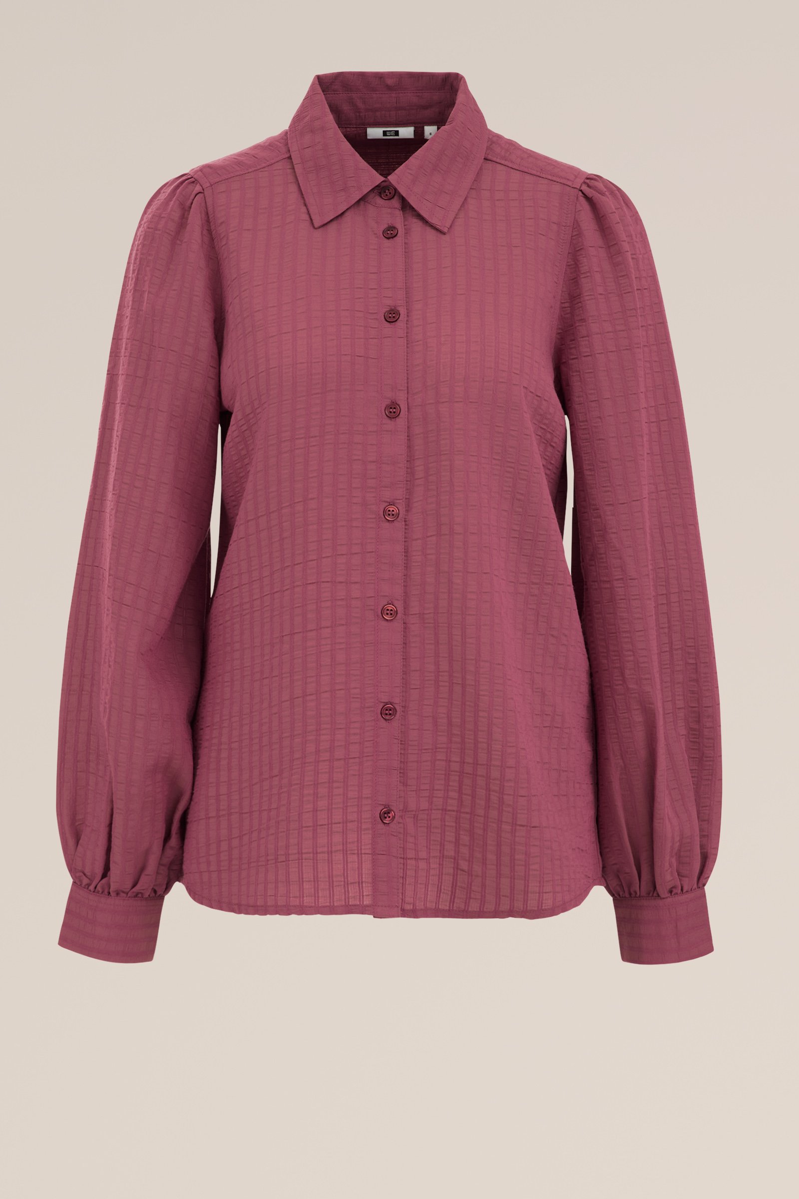 blouse met structuur WE Fashion Oudroze