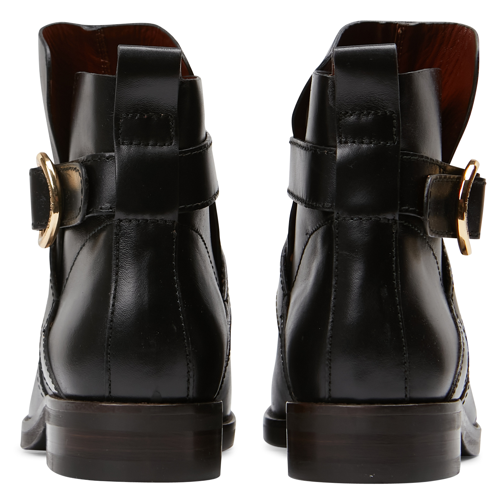 LYNA - Bottines en cuir | Noir
