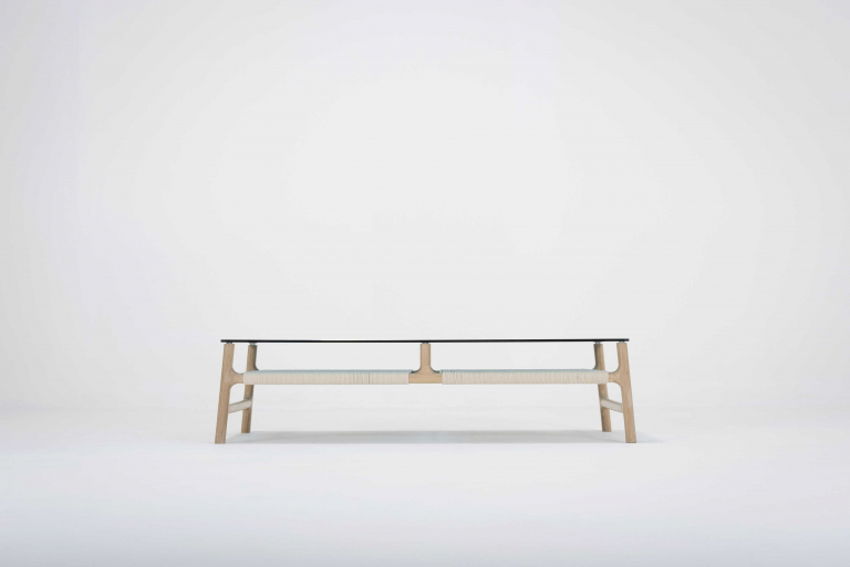 Gazzda Fawn coffee tafel 120x60 whitewash smoked grey