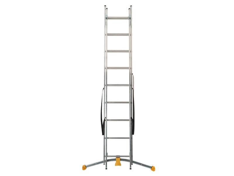 Hailo Kombileiter HobbyLOT 2 x 9 Sprossen Als Schiebe- oder Bockleiter einsetzbar