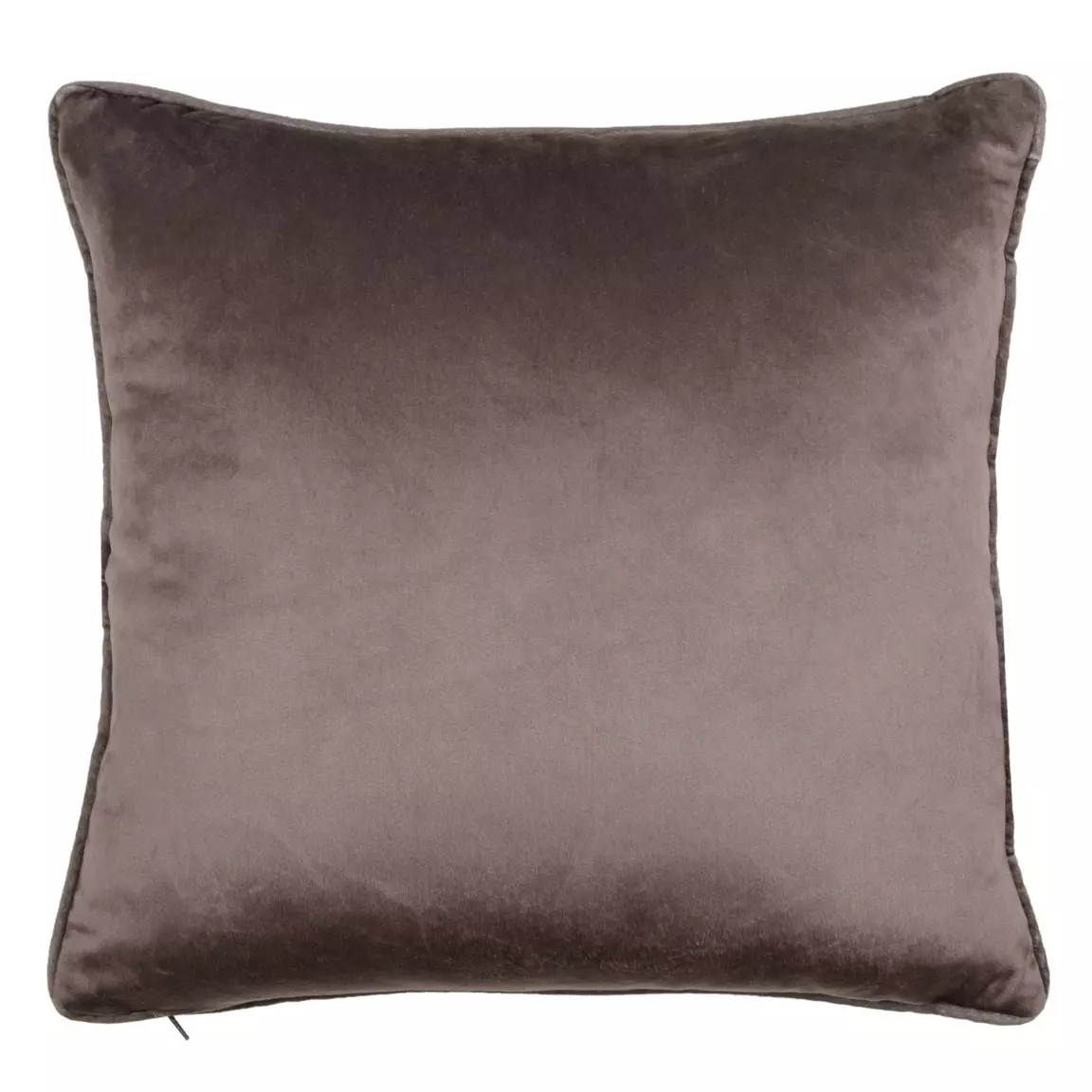 Coussin Noël carré (40 cm) Joyeux Marron chocolat