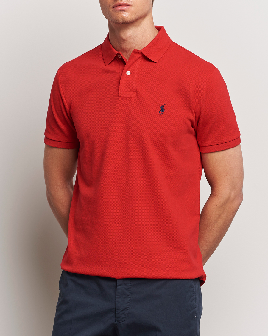 Polo Ralph Lauren Custom Slim Fit Polo Red