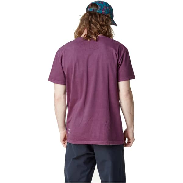 T-shirt PICTURE POENY TEE PURPLE WINE WASHED
