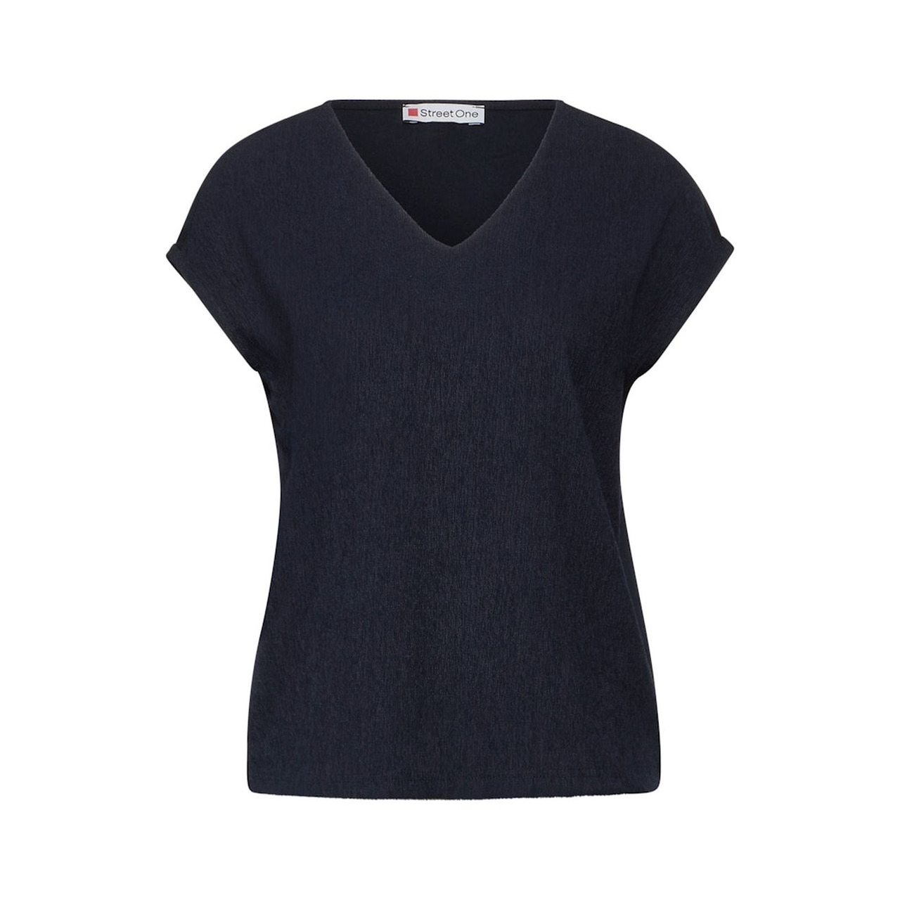 Street One LTD QR structure-mix v-neck sh