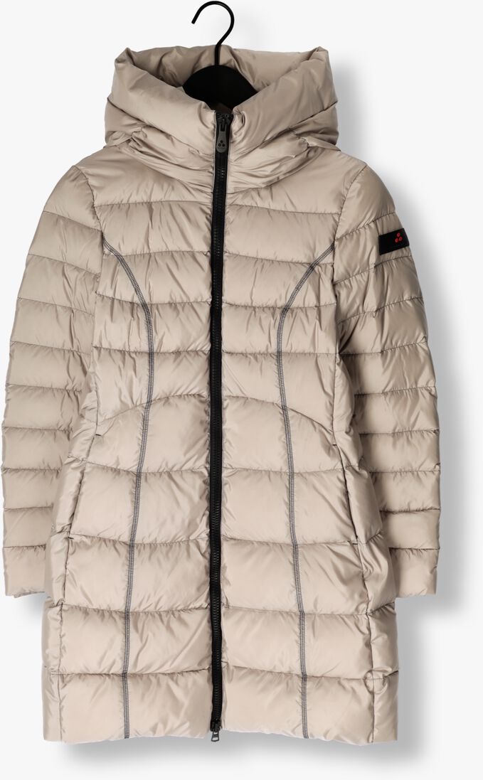 beige peuterey gewatteerde jas levaria mqn 02