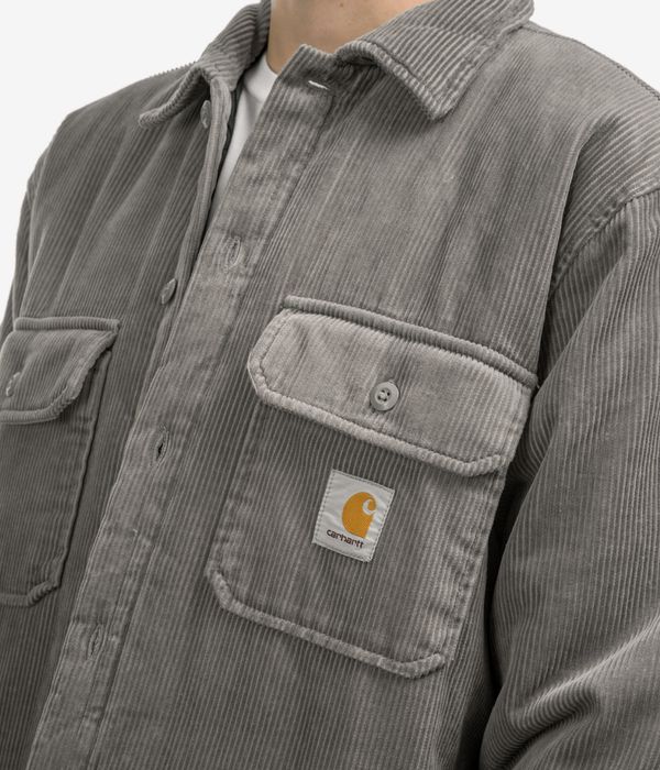 Carhartt WIP Whitsome Corduroy Shirt Jacke (misty grey)