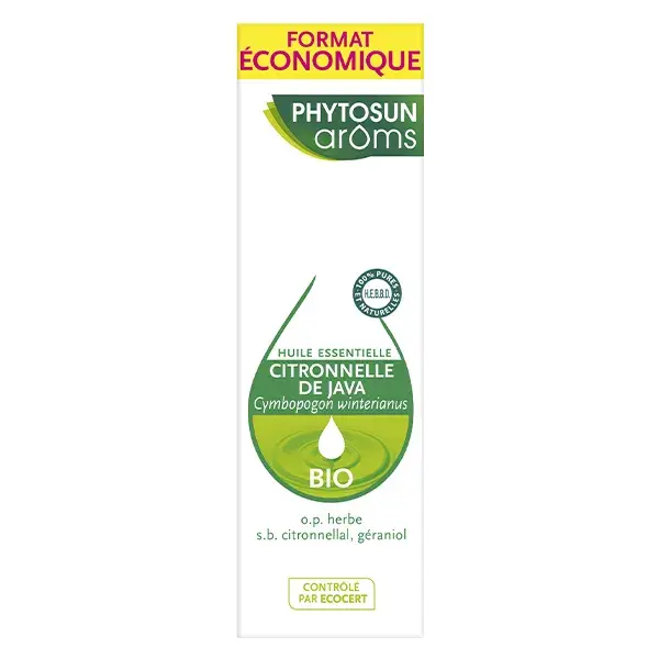 Óleo Essencial de Capim-limão de Java Orgânico Phytosun Arôms 30ml
