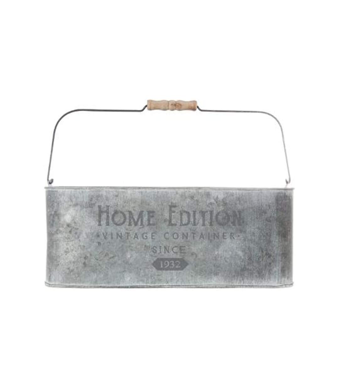 Porte Plantes en Métal Home Edition 36cm Gris