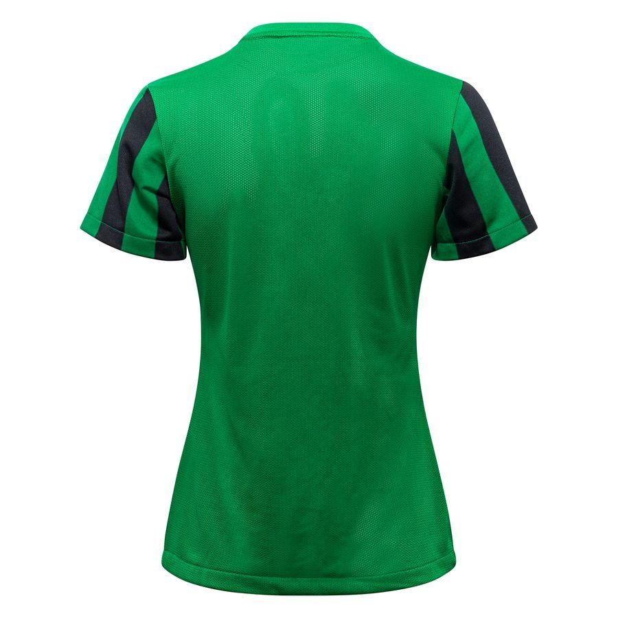 Nike Maillot Dri-FIT Striped Division IV - Vert/Noir/Blanc Femme