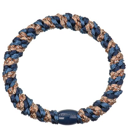 Kknekki Haargummi - Navy/Gold Glitzer