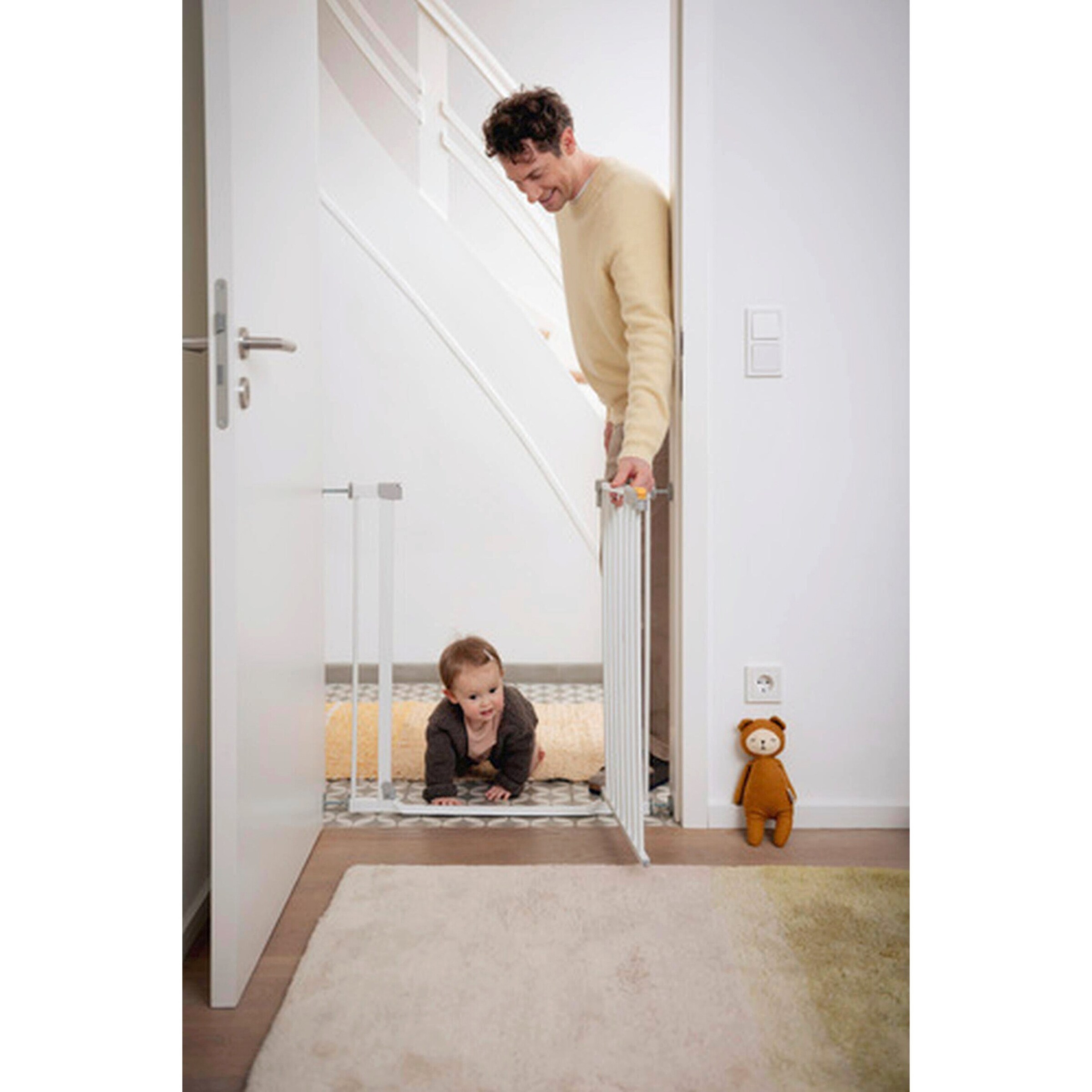 Hauck Tür- & Treppenschutzgitter Clear Step Autoclose 2, 75-80 cm