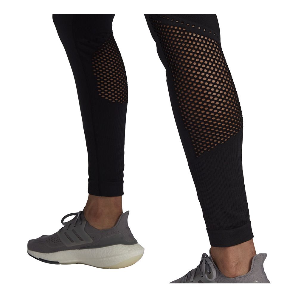 Adidas Performance 7/8 AEROKNIT RUNNING - Legging Femme black
