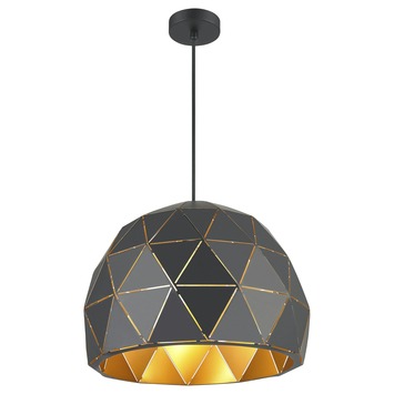 GAMMA hanglamp Niels zwart Ø40 cm