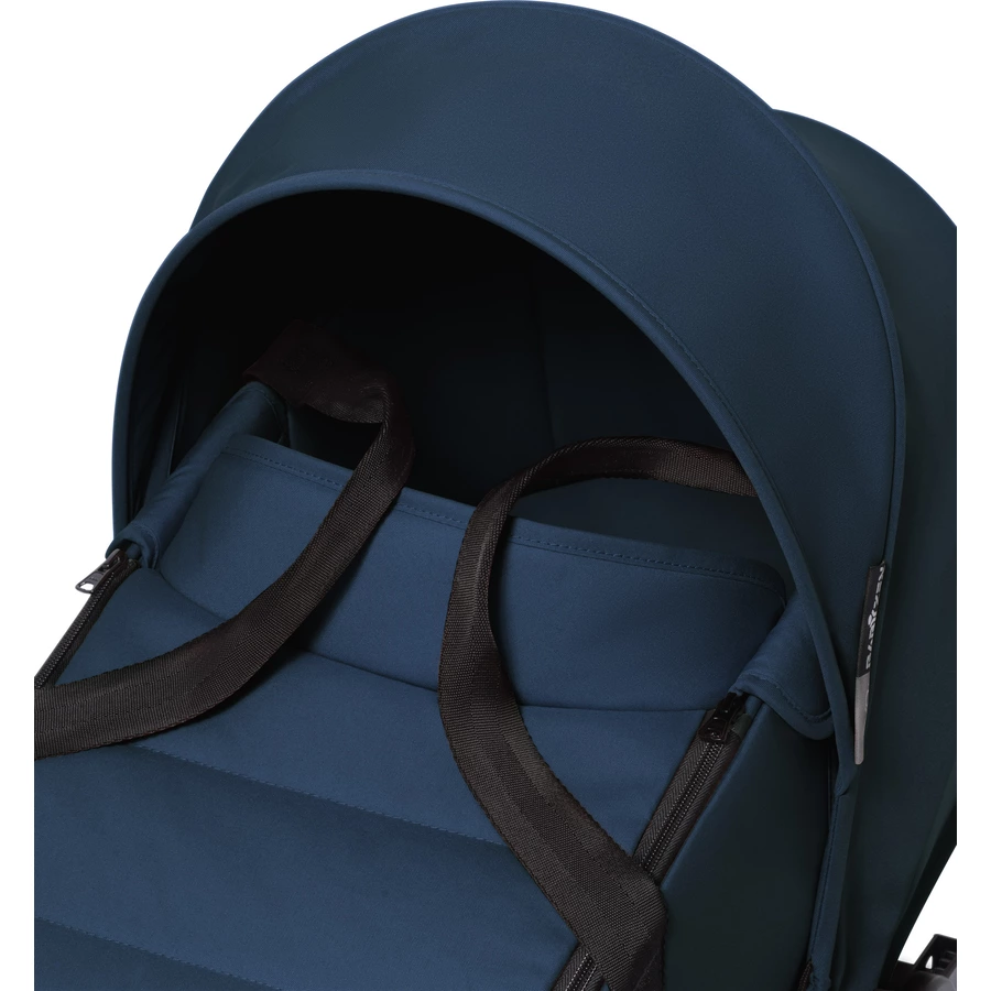 BABYZEN Kinderwagen YOYO2 0+ White mit Liegewanne inkl. Textilset Air France Blue