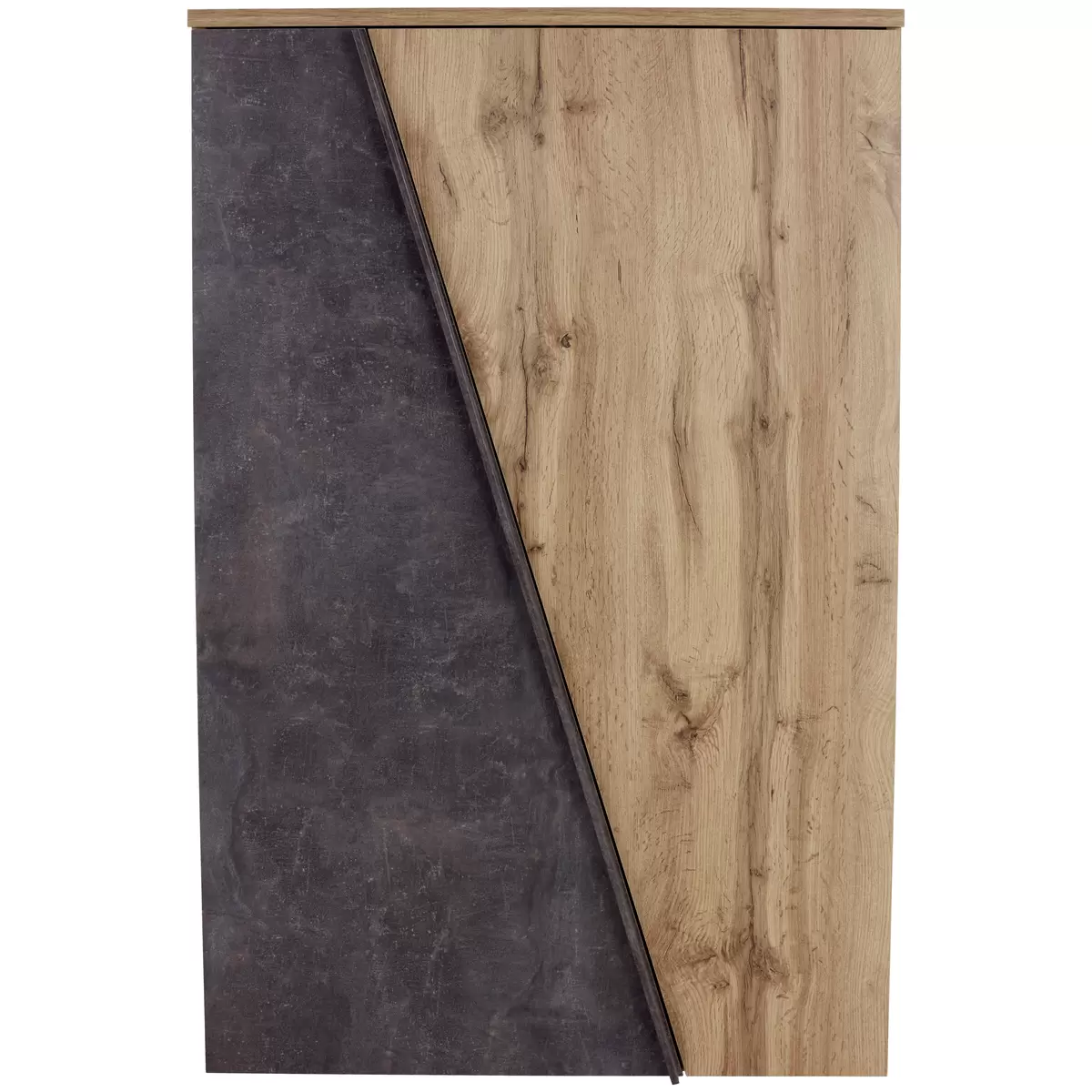 Highboard Venedig Betonoptik,Eiche