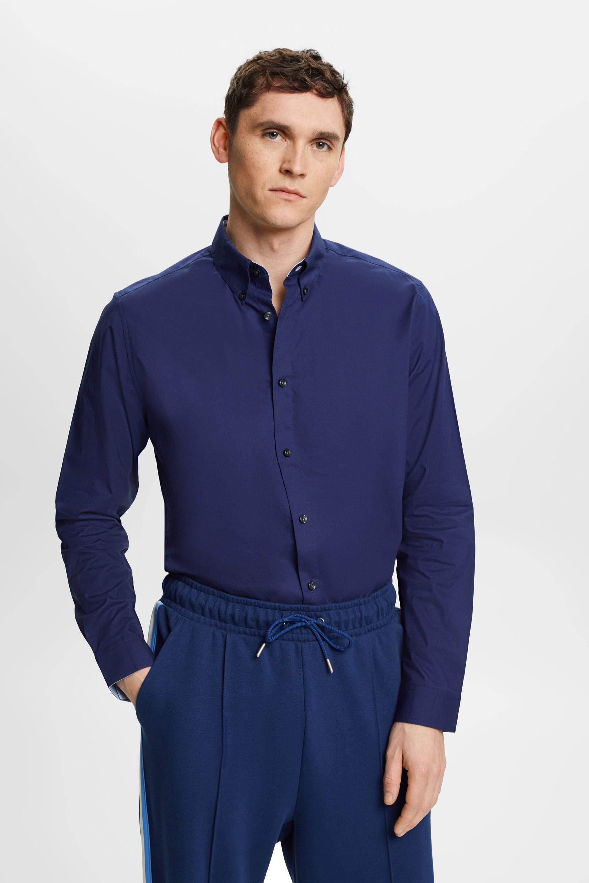 Chemise à col boutonné