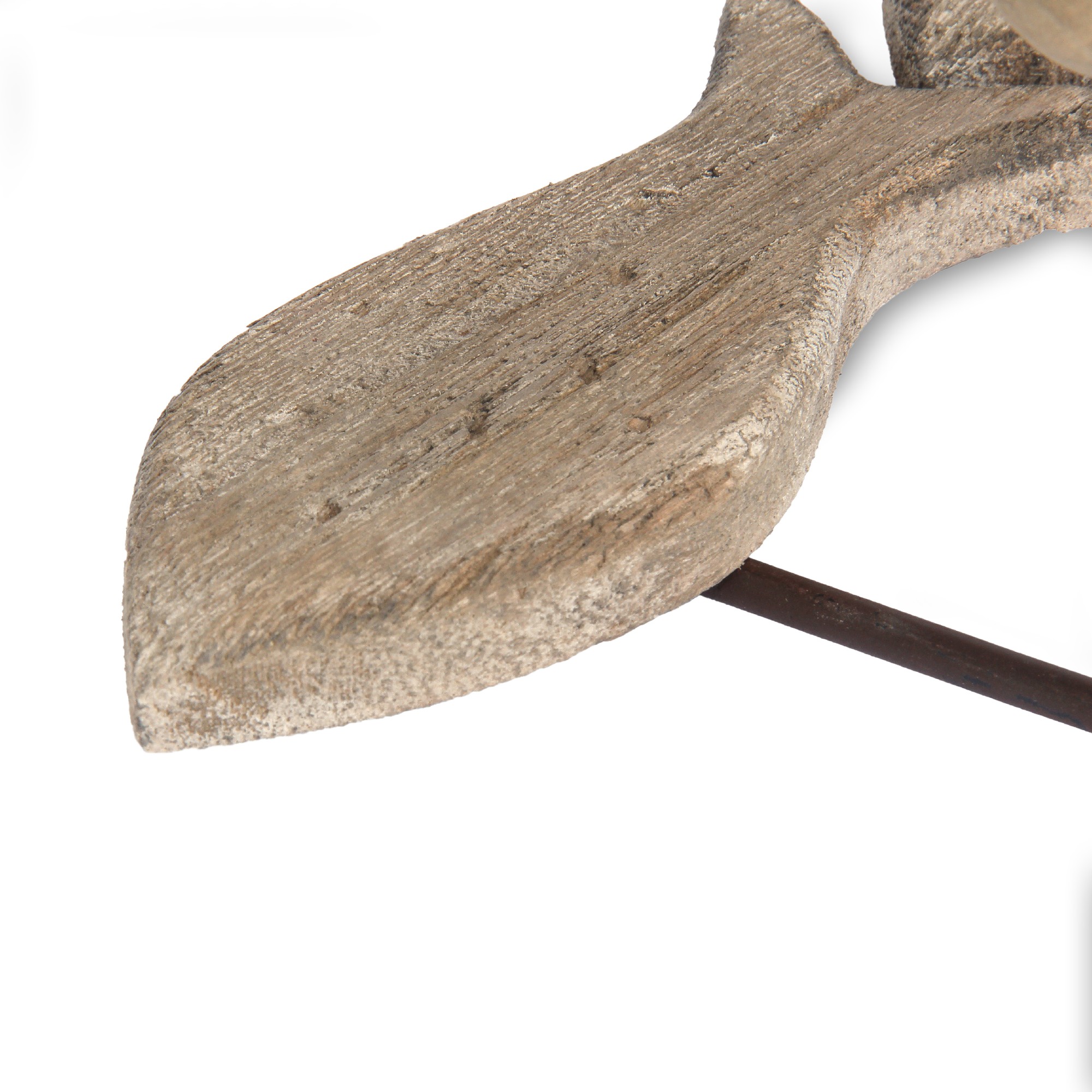 3er Hakenleiste 'Fische', natur, B 43 cm, H 17 cm, L 10 cm von fischer's lagerhaus