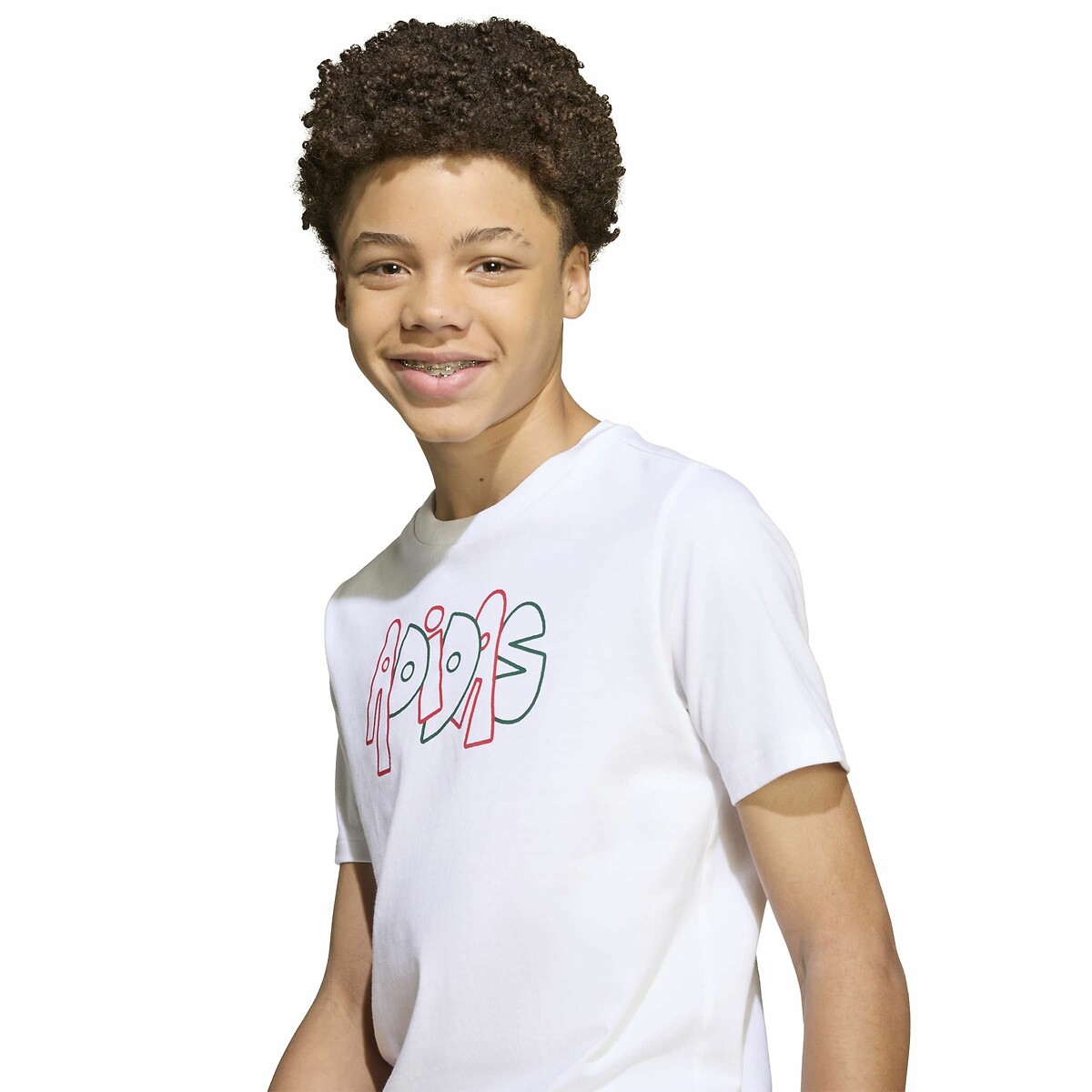 ADIDAS ROUPAS ESPORTIVAS<br>Camiseta de manga curta em algodão