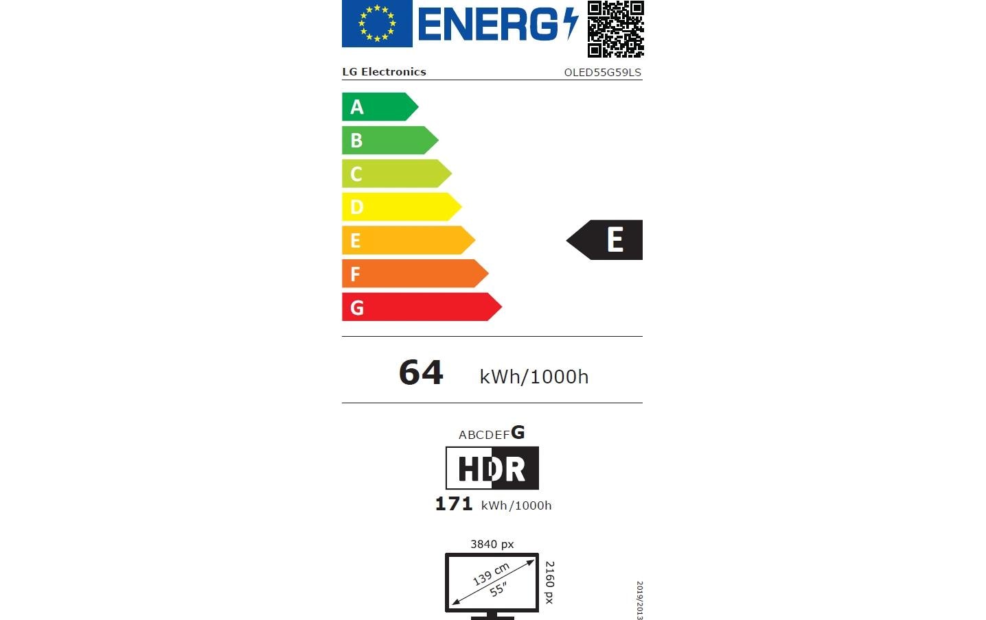 TV OLED55G59LS 55