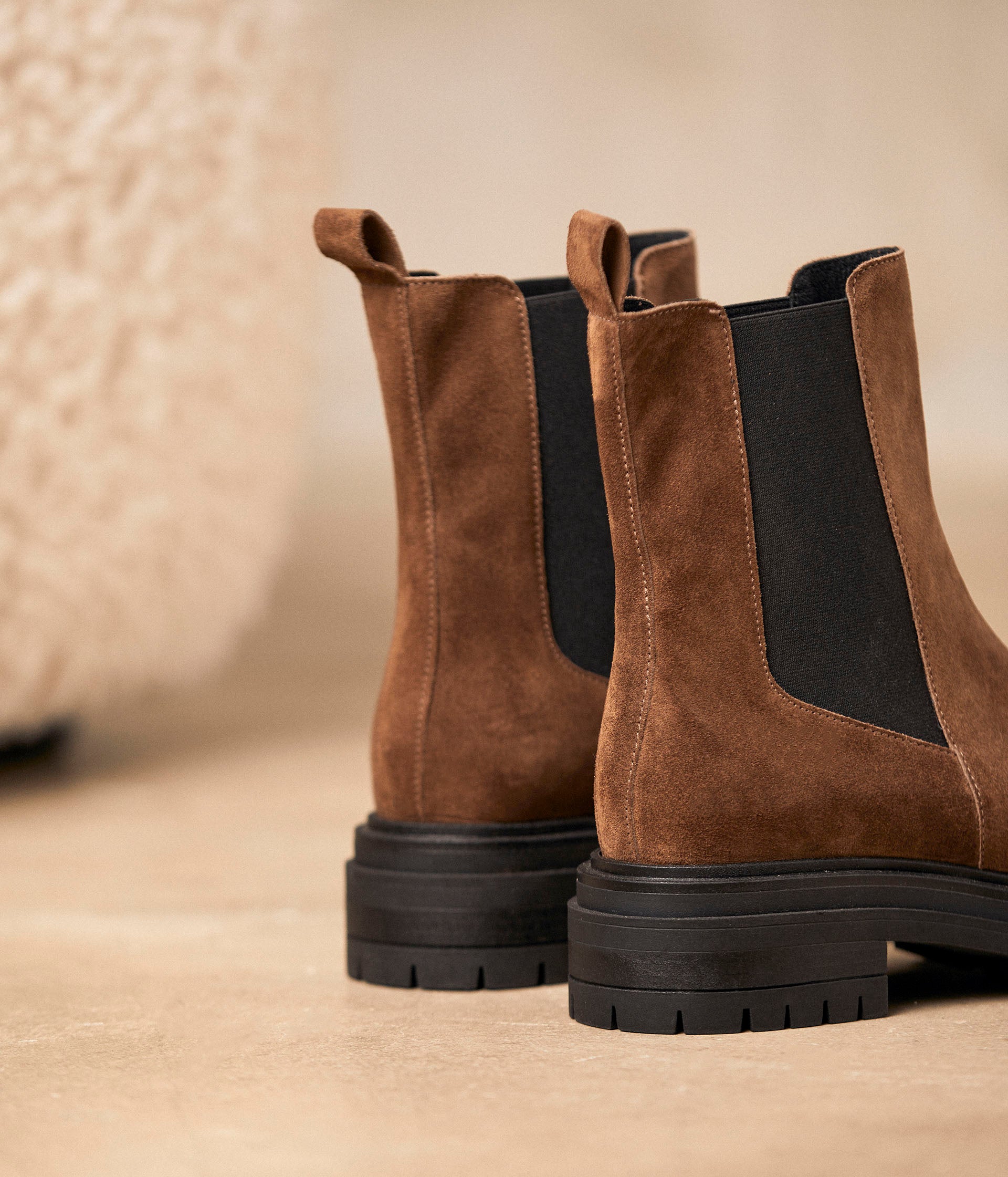 Chelsea boots taupe Aidee