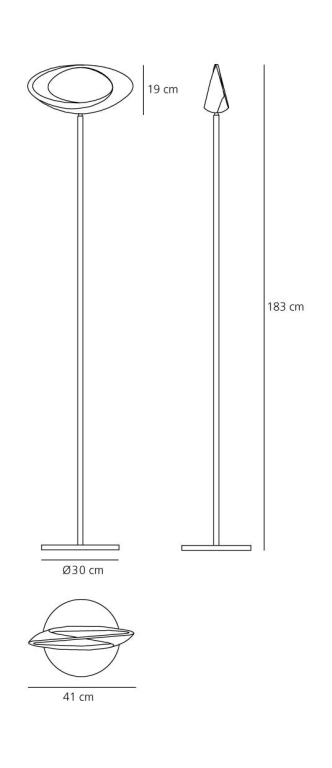 Artemide Cabildo vloerlamp LED 2700K