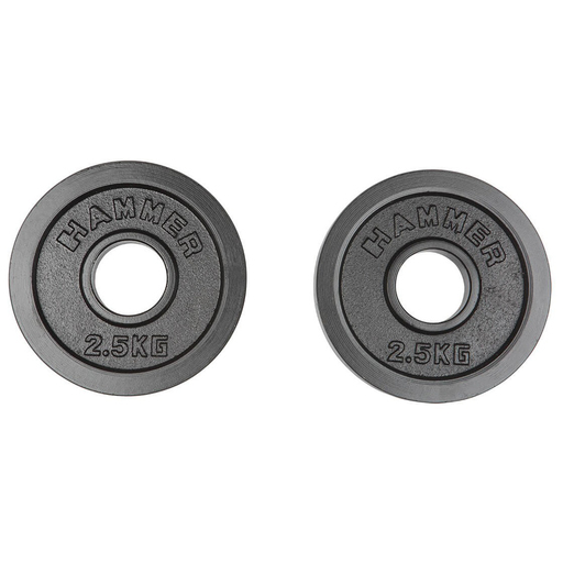 Discos Olímpicos de Ferro 2x2,5 Kg Finnlo