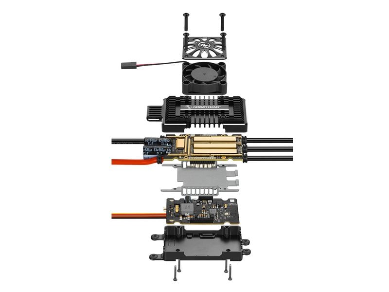 Hobbywing Brushless Regler Platinum Pro V5 180A HV 6-14S Brushless ESC für Flugmodelle mit starkem 10A Bec