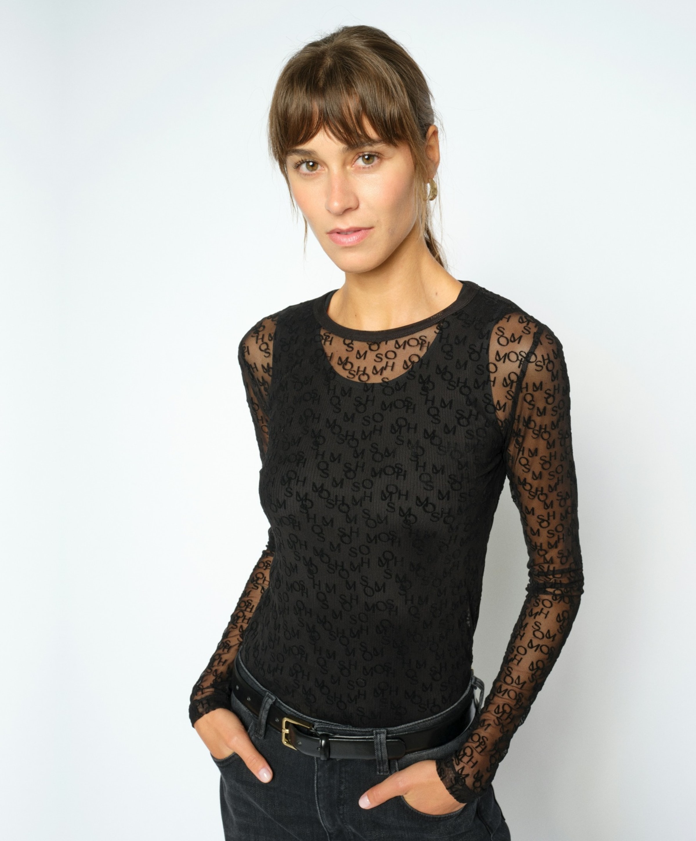 Mos Mosh Dames top bruin