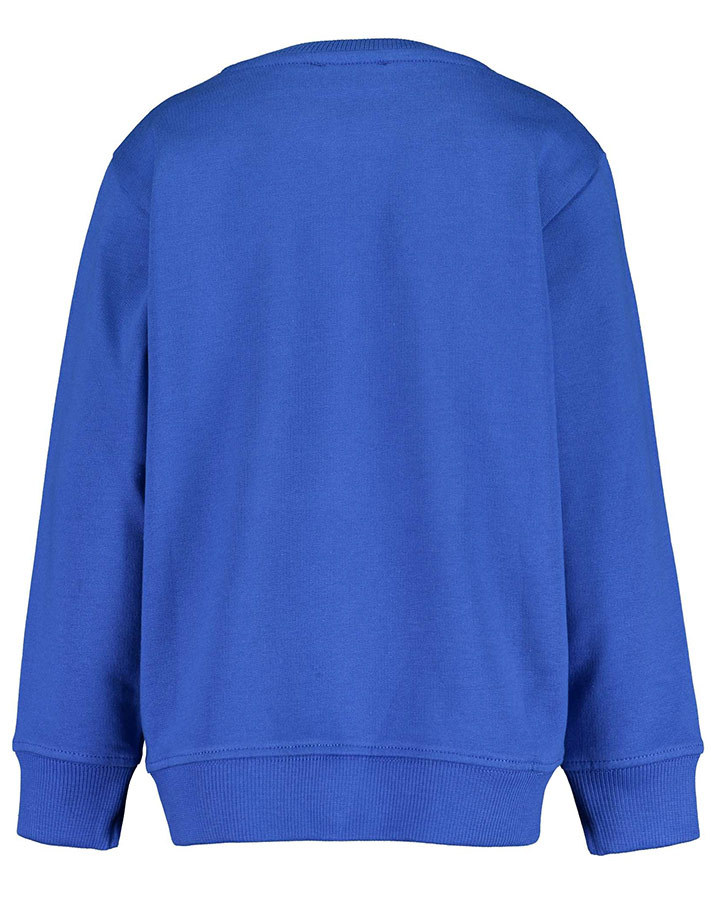 Sweatshirt VEHICLES – FIRE SERVICE mit Wendepailletten in ozeanblau
