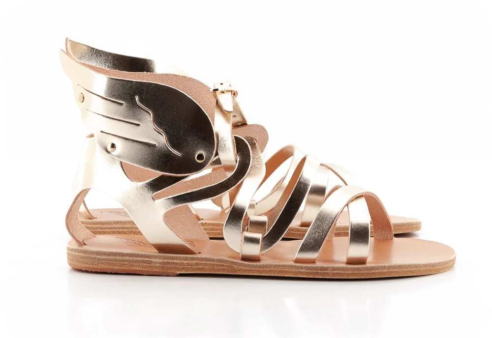 ANCIENT GREEK SANDAL - SAND NEPHELE PLATINUM