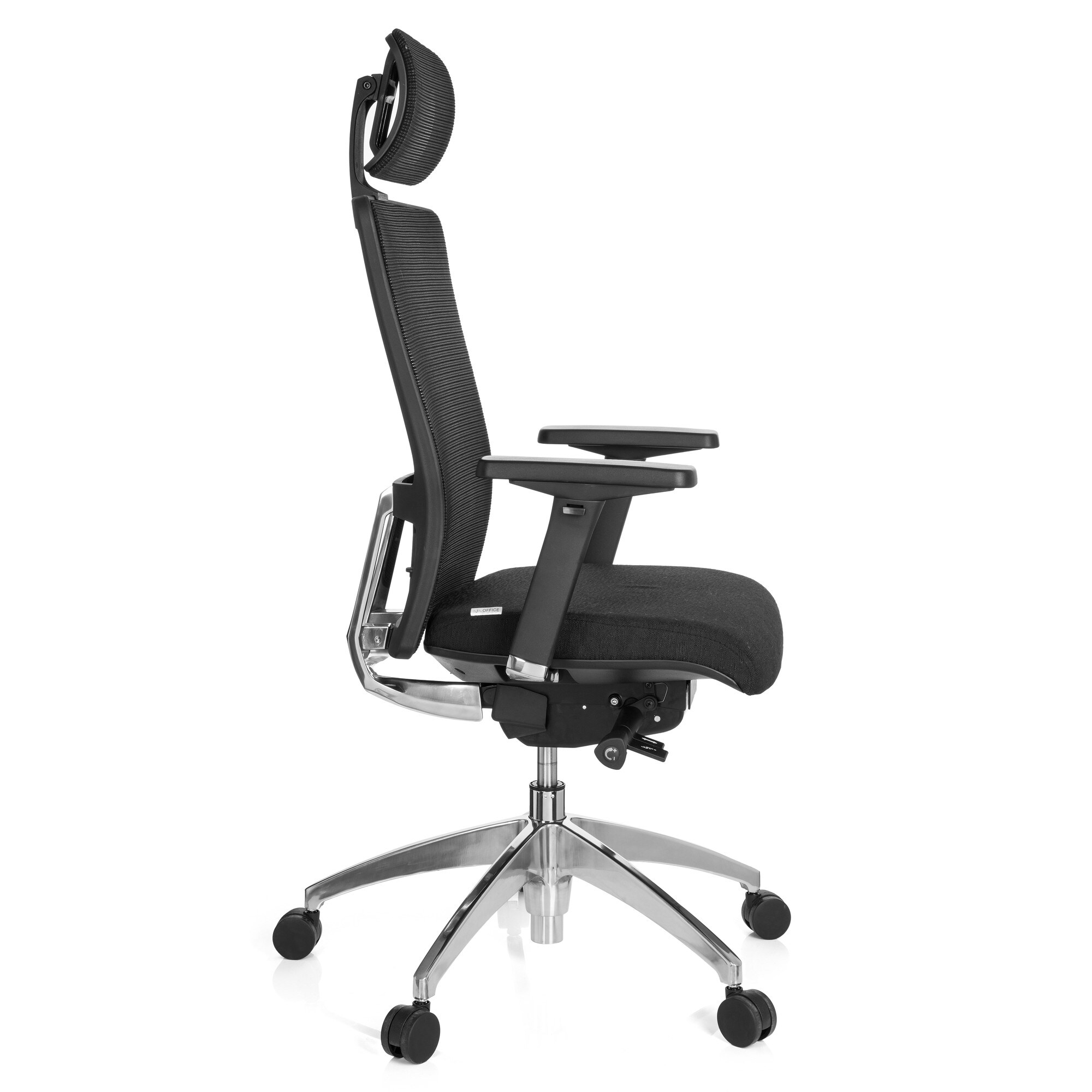 Profi Bürostuhl ASTRA LUX Stoff/Netzstoff mit Armlehnen (höhenverstellbar) hjh OFFICE