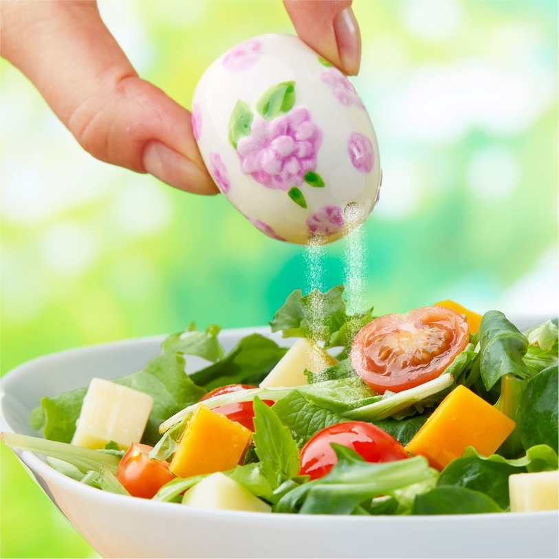 Sel et poivre panier d'oeufs