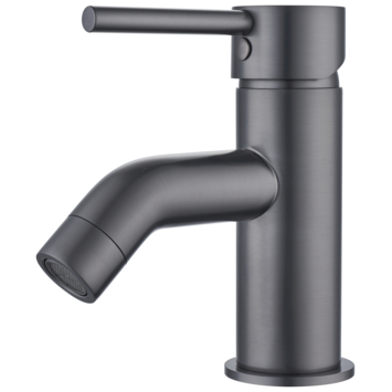 Atlantic wastafelkraan Oscar gun metal