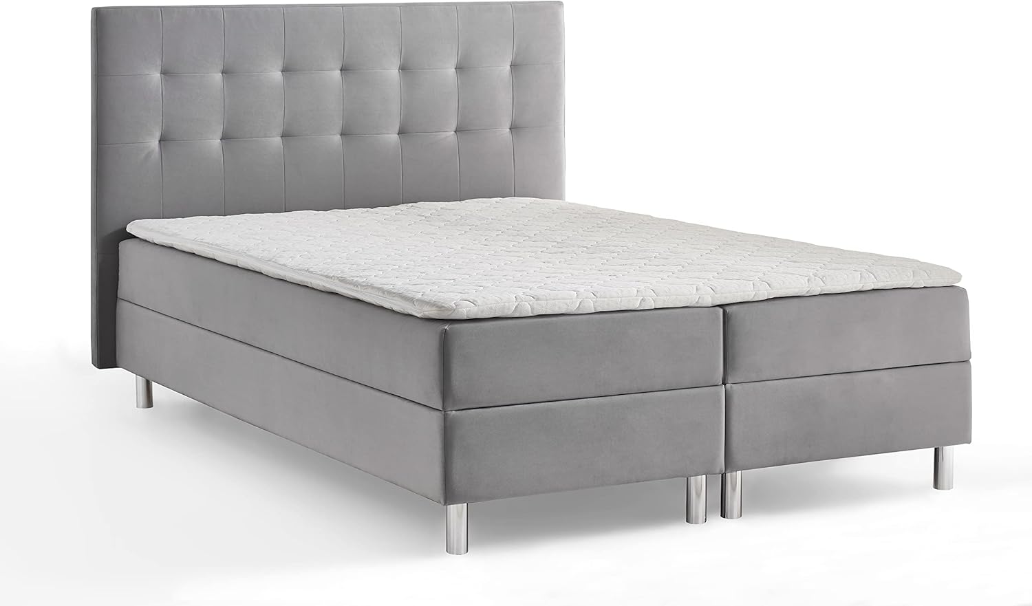 Atlantic Home Collection Boxbett mit integrierter Taschederkernmatratze und Stauraum Holly, 140 x 200 cm, 140 x 200 cm