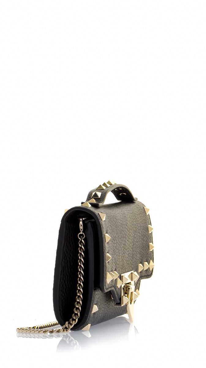 Valentino Garavani Rockstud Grainy Wallet