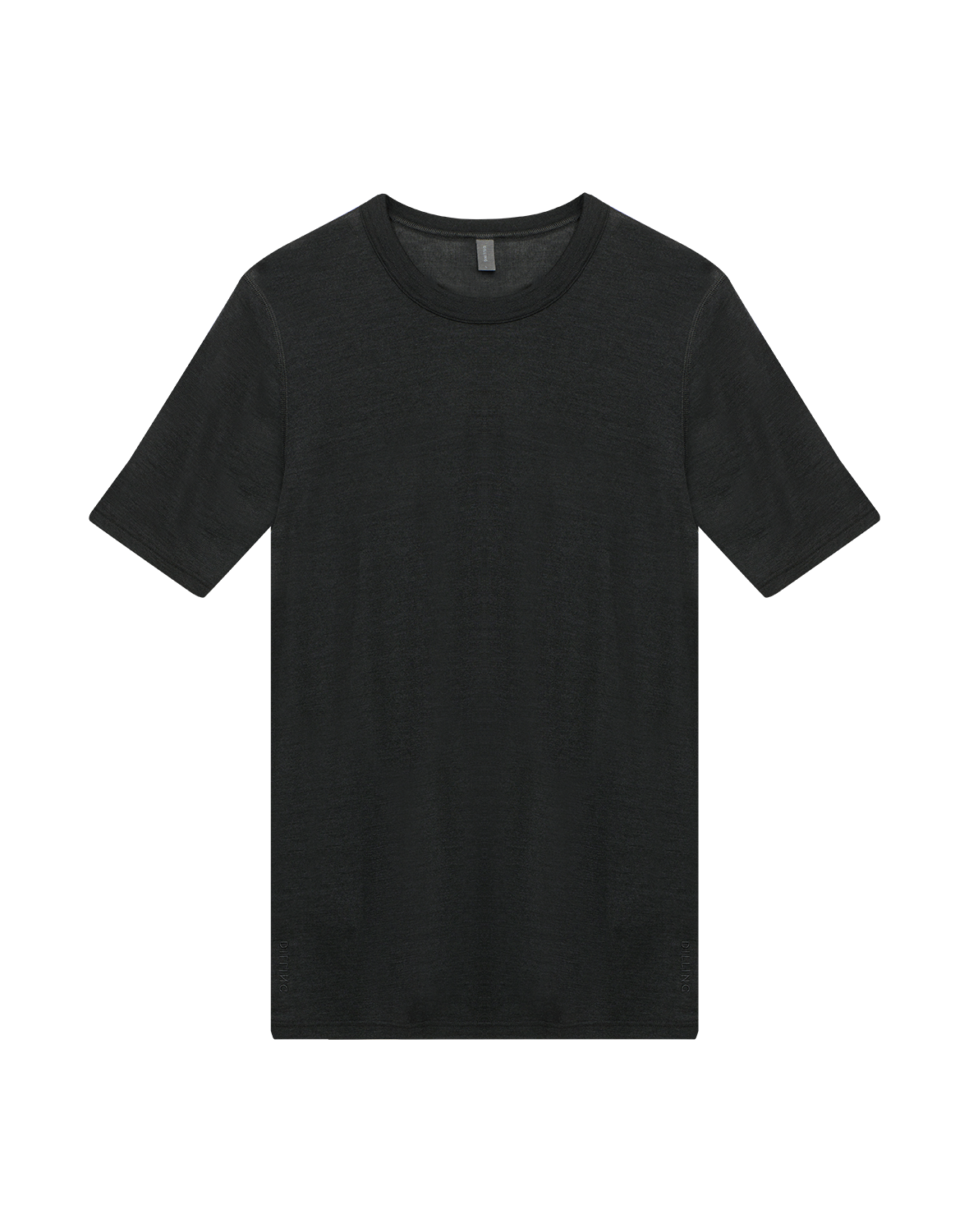 T-shirt van merinowol/zijde voor heren