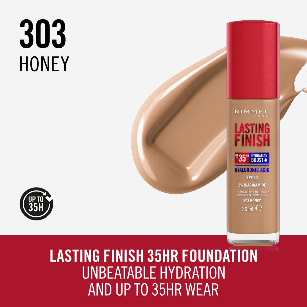 Rimmel Lasting Finish 35H Foundation Honey 30330 ml
